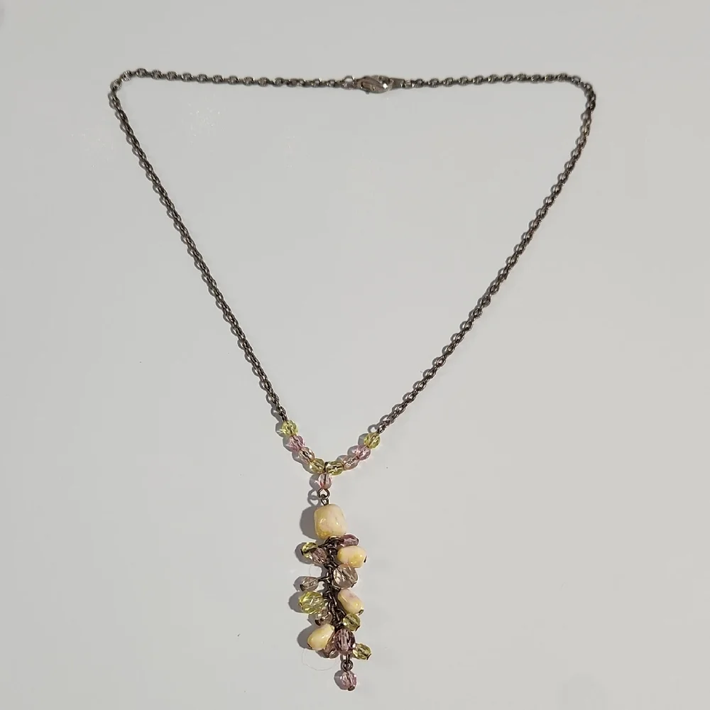 Vintage Y Drop Elegant Beaded Necklace